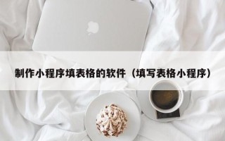 涉县制作小程序填表格的软件（填写表格小程序）